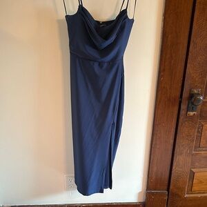 Windsor Midnight Blue Midi Dress